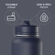 thumbnail image 2 of Botella de agua Hydrapeak Sport con aislamiento de 950 ml con pajita y vaso, 2 of 9