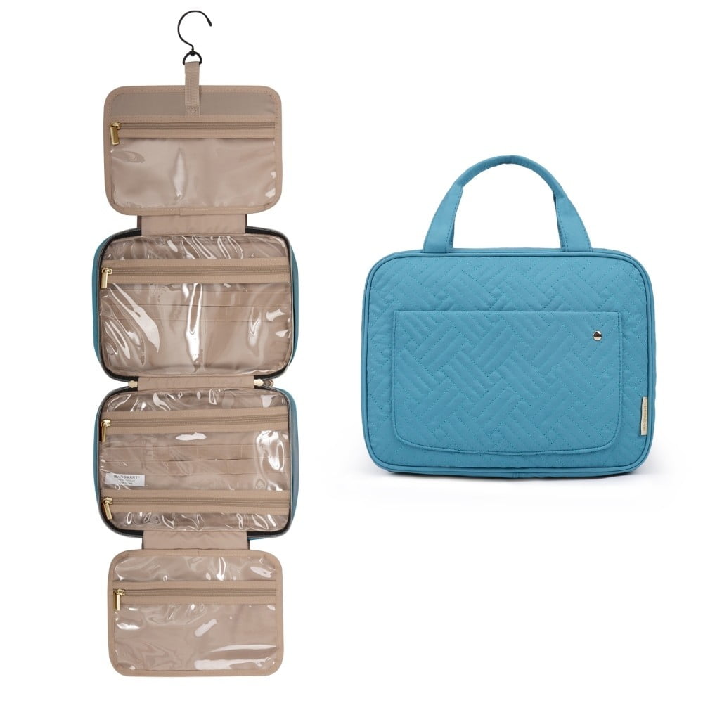 Bagsmart Neceser De Viaje Bonchemin Con Gancho Grande Turquesa