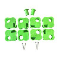 Magideal - 8 Piezas De Repuesto Para Patas De Silla De Camping, Protectores De Suelo, Conectores Portátiles, Prácticos Y Versátiles, Piezas Profesionales De Prim Verde