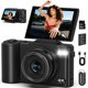 thumbnail image 1 of Cámara digital Lemecrazy 4K 64 MP para vlogging 8 GB, 1 of 9