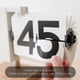 thumbnail image 5 of Reloj de escritorio Mooas Classic Modern Wood Flip (Negro), 5 of 6
