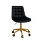 thumbnail image 1 of Silla De Escritorio Roma Gold - Negro, 1 of 2