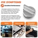 thumbnail image 4 of Pomos para estufa de gas Beaquicy W10594481, 5 unidades, para Whirlpool, 4 of 7