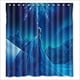 thumbnail image 1 of Cortina de ducha Frozen Queen, juego de cortinas de baño con ganchos, tamaño 66 x 72 pulgadas, 1 of 3
