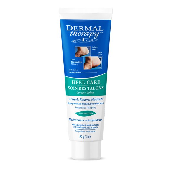 Crema para pies Dermal Therapy Heel Care para talones secos y agrietados, 90 ml