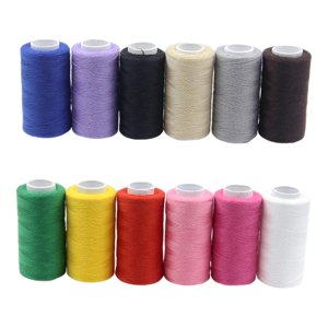 Bothyi - 12 Uds Kit De Hilos De Coser Poliéster 12 Colores Coloridos Para Máquina De Coser