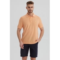 Fashionspark - Polera Hombre Pique Básica Lisa Damasco - Lll