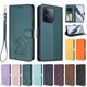 thumbnail image 3 of Xiaomi Redmi 15C 4G/5G Funda Billetera con Estampado de Gato, Verde Oscuro, 3 of 6