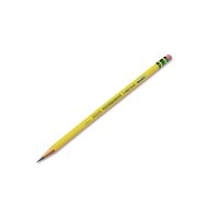 Lápices Ticonderoga Con Estuche De Madera #3 H, Amarillo Duro, 12 Unidades