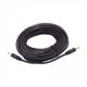 thumbnail image 2 of AUDIO-10M Cable de audio negro macho a macho 3,5mm plug-phone 1/8 de 10 metros de longitud, 2 of 2