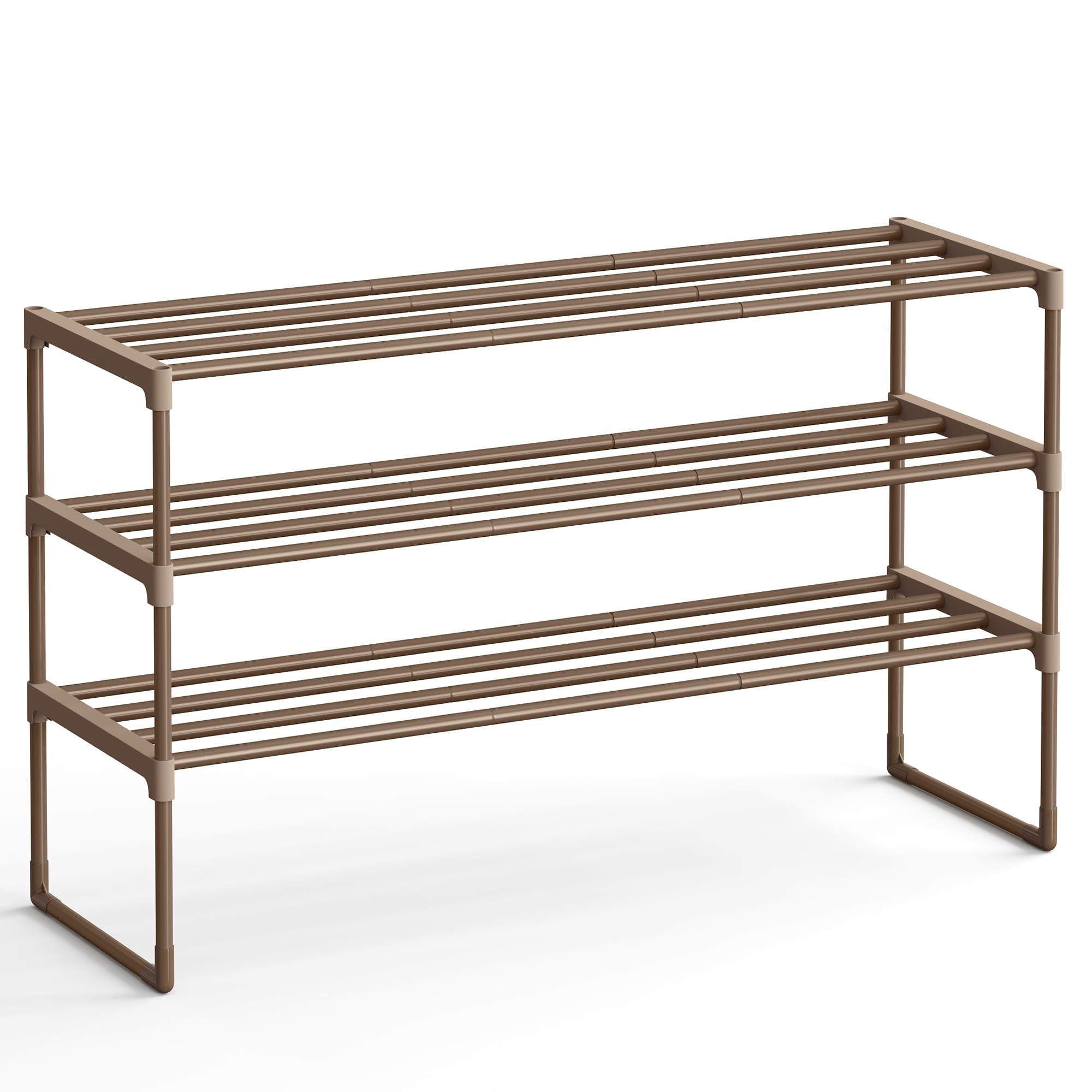 Zapatero Songmics Organizador Metálico De 3 Niveles 30x92x55 Cm