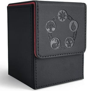 Caja Impermeable Para Tarjetas Aaronmei Negro Rojo