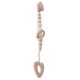 thumbnail image 1 of Baby Dummy Holder Clips de chupete Cadenas de chupete Corazón de cuentas de madera de dibujos animados, 1 of 5