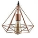 thumbnail image 2 of Lámpara Techo Colgante Diamante Triángulo Rose Gold Jhn, 2 of 3