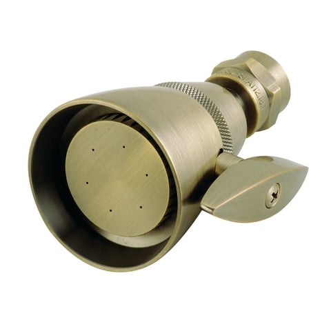 Alcachofa De Ducha Kingston Brass K132A3 Redonda De 5,7 Cm, Latón Envejecido