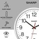 thumbnail image 2 of Reloj de Pared Sharp Silver 35 cm, 2 of 3
