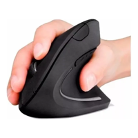Genérico - Ratón Vertical Inalámbrico Ergonómico Usb Negro