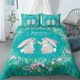 thumbnail image 1 of x2216 Bed SheetsCartoon Cute Dog/Rabbit Bedding Set Nordic Twin // Bed Cover × Duvet Cover For Girl Boy Kid Teens Gift 3-Piece Bedding Set (1 Duvet Cover + 2 Pillow Shams) nj2216, 1 of 5
