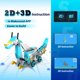 thumbnail image 5 of Kit de robot de codificación Makerzoid 200 en 1 RC Robot Kids 6+ con más de 400 bloques, 5 of 6