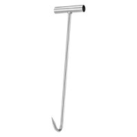 Magideal - Herramienta De Gancho Para Boca De Acceso Ganchos De Elevación Versátiles Tapas De Boca De Acceso Tapas De Desagüe Puertas Enrollables Gancho De Eleva 60Cm