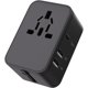 thumbnail image 2 of Adaptador Universal De Viaje 2 Usba 1 Usbc 6 3a, 2 of 3
