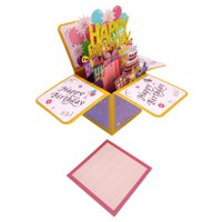 Bothyi - Tarjeta De Feliz Cumpleaños 3D Para Esposa, Niñas Y Niños, Tarjeta De Felicitación De Cumpleaños Para Él O Ella