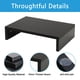thumbnail image 3 of Soporte para monitor TEAMIX de madera de 14,2 pulgadas con almacenamiento negro, 3 of 6