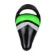 thumbnail image 4 of Sillín De Bicicleta Para Niños, Antideslizante, Para Exteriores, Color Negro Y Verde, 4 of 5
