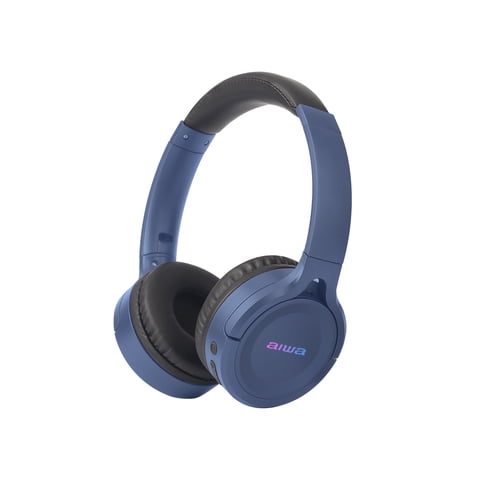 Aiwa - Audifono Inalambrico On-Ear Bluetooth 10Hrs Aw-K17 Azul