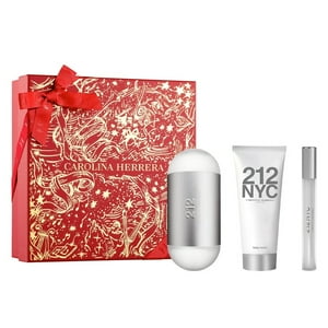 Perfume Carolina Herrera 212 Nyc Mujer Edt 100Ml + Loción Hidratante 100 Ml + 10 Ml