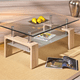 thumbnail image 4 of Mesa De Centro Rectangular De Vidrio Natural, 4 of 4