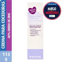 Pomada Para Coceduras Con 40% Oxido De Zinc 113 G Parent'S Choice