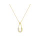 thumbnail image 1 of Collar Crystal Hook con Baño de Oro 18K., 1 of 3