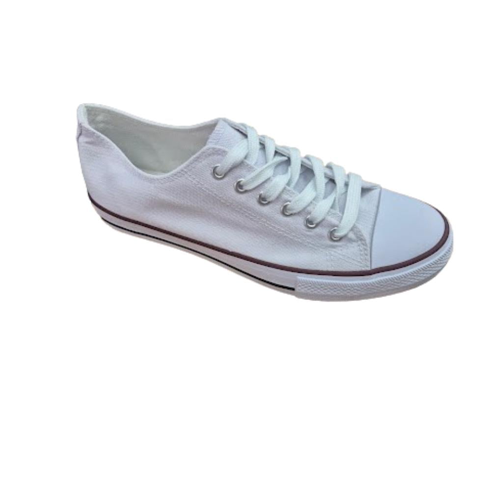 Vinnys Outlet - Zapatilla Urbana Lona Blanco