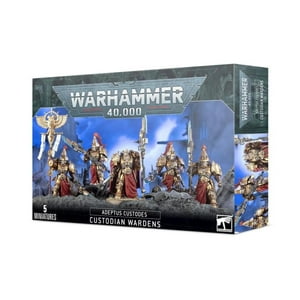 Figura De Acción Games Workshop Warhammer 40K Adeptus Custodes Custodes Custodian Wardens