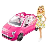 Barbie Fiat 500 Doll And Vehículo