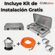 thumbnail image 4 of Cocina Encimera a Gas Licuado 2 Platos+KIT de instalación Cocinilla Gris, 4 of 7