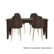 thumbnail image 5 of Mesa de Comedor Torino para 6 Puestos 74x160x88 Cm Habano, 5 of 15