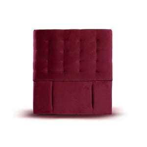 Latam Home - Respaldo Napoles Tela Burdeo 2 Pza