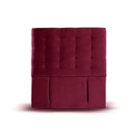 Latam Home - Respaldo Napoles Tela Burdeo 1 Pza