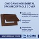 thumbnail image 2 of Cubierta para GFCI Horizontal Sigma Engineered Solutions 14249BR en Bronce, 2 of 6