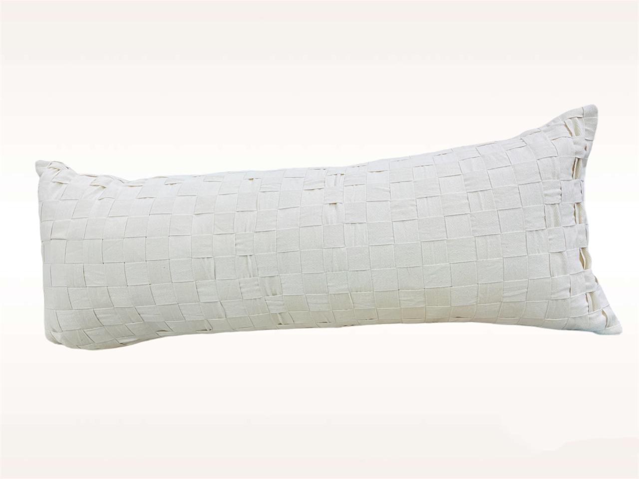 Todo Hogar Santiago De Chile - Cojín Entrelazado Rectangular King 35X90Cm