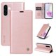 thumbnail image 1 of Funda Billetera de Cuero para Samsung Galaxy A56 5G con Tarjetero y Soporte - Tapa Magnética Rosa, 1 of 6
