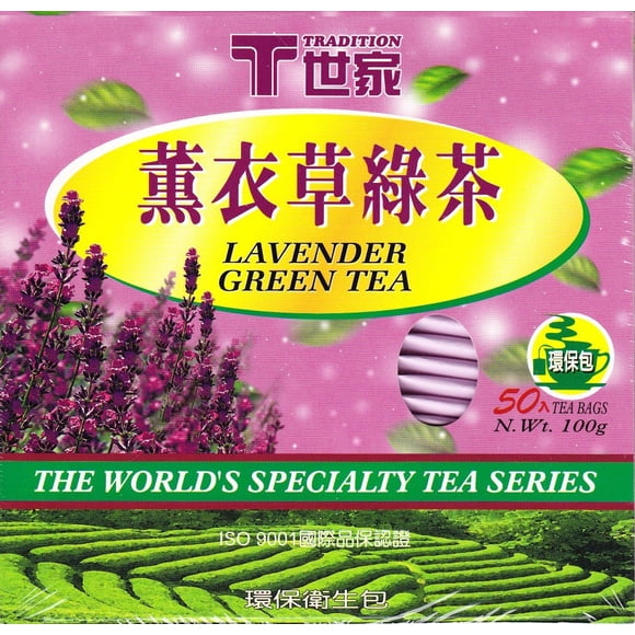 Tradition Té Verde con Lavanda - 50 bolsas