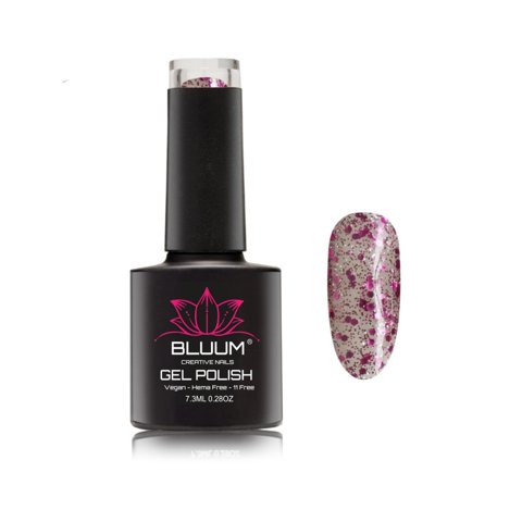 Bluum Creative Nails - Esmalte Permanente Queen´S Glitter 21 Bluum 7.3 Ml