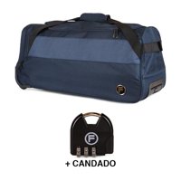 F - Bolso M Kross Azul + Candado