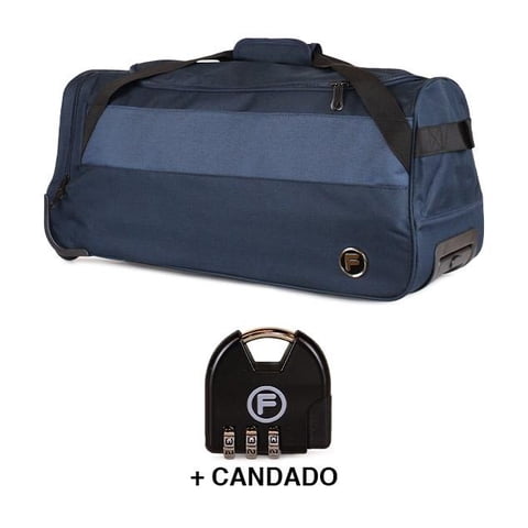 F - Bolso M Kross Azul + Candado