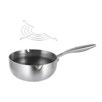 Magideal - Sartén Tempura Japonesa, Olla Para Freidora Profunda Con Rejilla Para Escurrir Aceite, Sartenes Multiusos Multiusos, Antiadherente Para Guiso De Patat