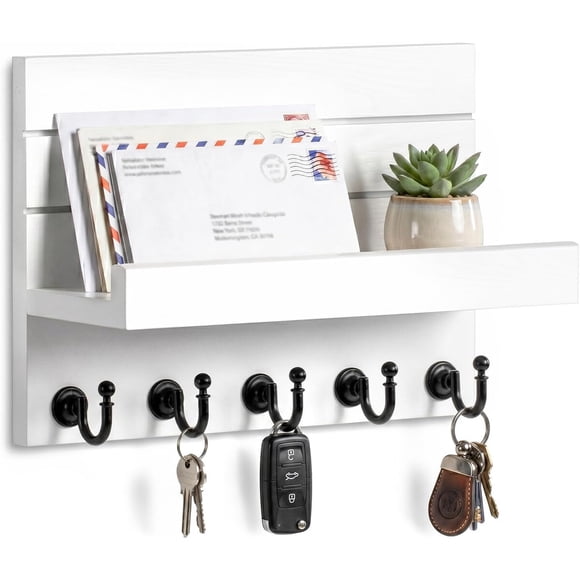 Portallaves de pared HONJIN con repisa