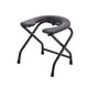 thumbnail image 3 of Asiento De Inodoro Plegable Cómoda Cómoda Junto A La Cama Para Ba?o Personas Mayores Adultos Altura 38 Cm, 3 of 5
